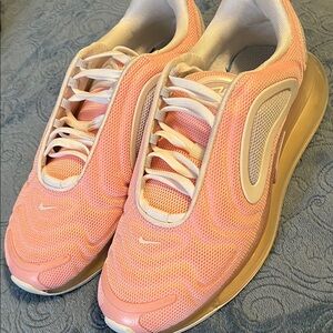 Nike Pink and White Women's Athletic Shoes